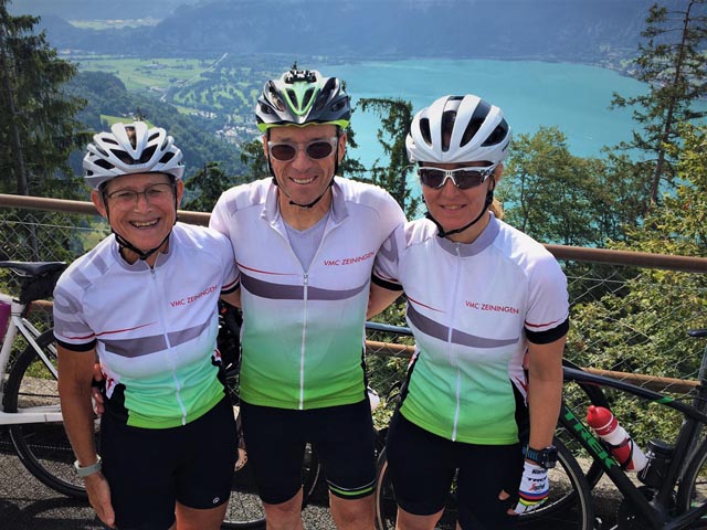 Helene Lacher, Werni Brogli und Christine Steck (es fehlt Pius Wunderlin) Foto: Christine Steck