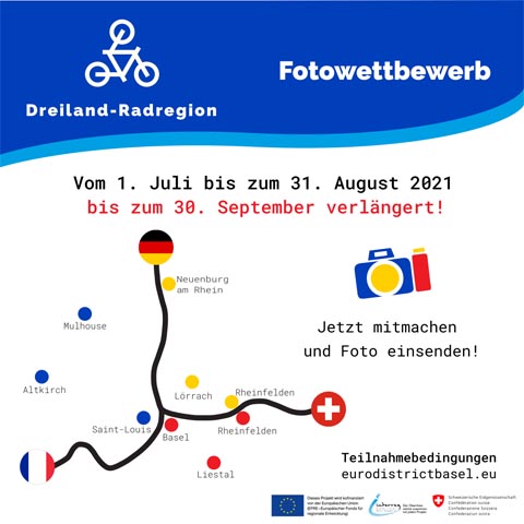 Dreilandregion: Grenzüberschreitender Fotowettbewerb rund ums Fahrradfahren wird verlängert
