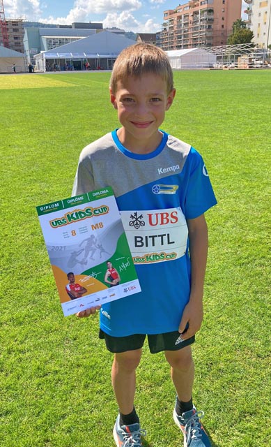 Colin Bittl, 8. Rang bei den Knaben Jahrgang 2013. Foto: zVg