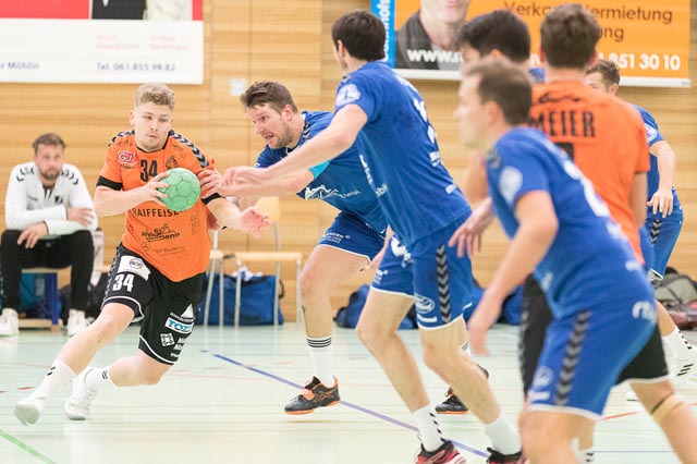 Chancenlos war der TV Möhlin beim Heimspiel gegen den Tabellenletzten aus Biel. Foto: zVg