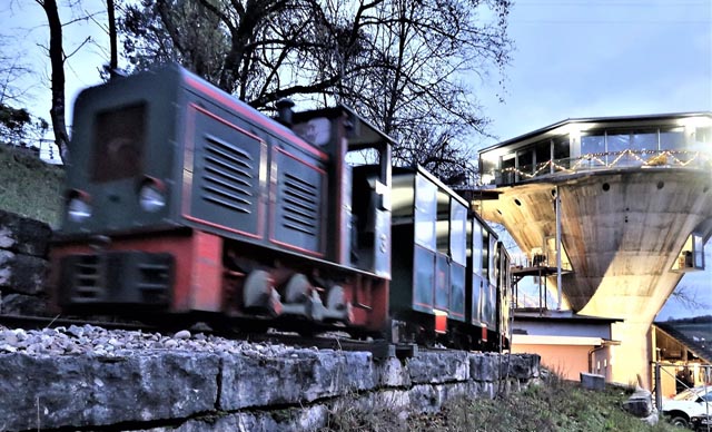 Bergwerkbahn – ein Erlebnis für Jung und Alt. Foto: zVg