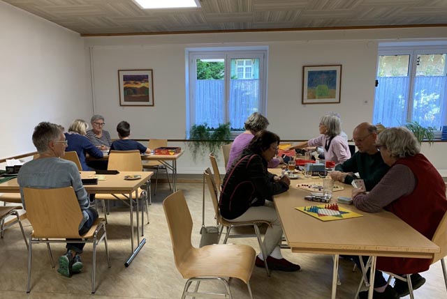 Gemütliche Stimmung am Spielnachmittag in Zeiningen. Foto: zVg