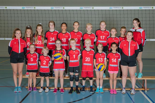 Die U13-Kids von Volley Smash 05 Laufenburg-Kaisten geben Vollgas in dieser Saison. Foto: zVg