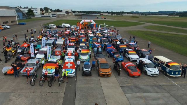 E-Mobil-Rallye: In drei Tagen von Küssnacht am Rigi nach Rheinfelden. Foto: zVg