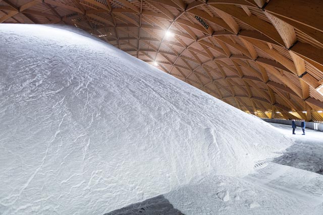 Das Mehrjahreslager im Saldome 2 in der Saline Riburg, Rheinfelden. Foto: zVg