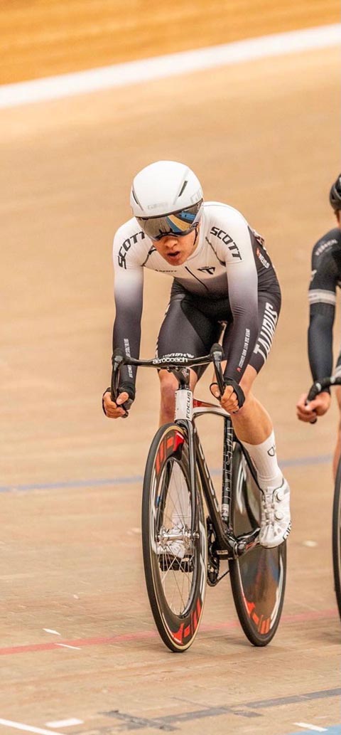 Dominik Weiss zeigte starke Leistungen auf der Bahn. Foto: zVg