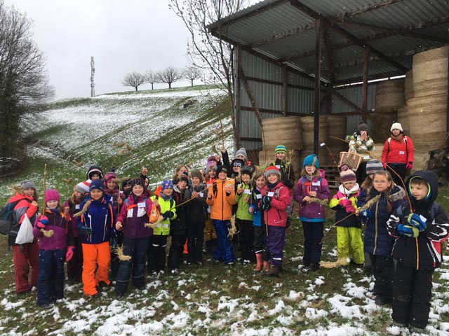 Die Salimander-Kinder genossen den Tag im Schnee. Foto: zVg 