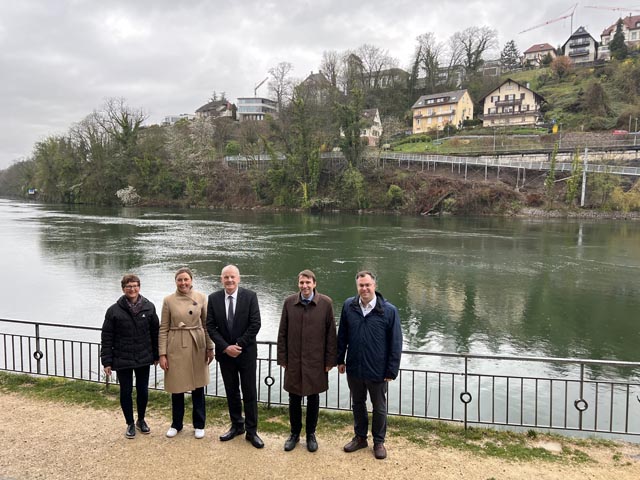 Der Vorstand der HRK besuchte die Laufenburger Acht. Foto: zVg