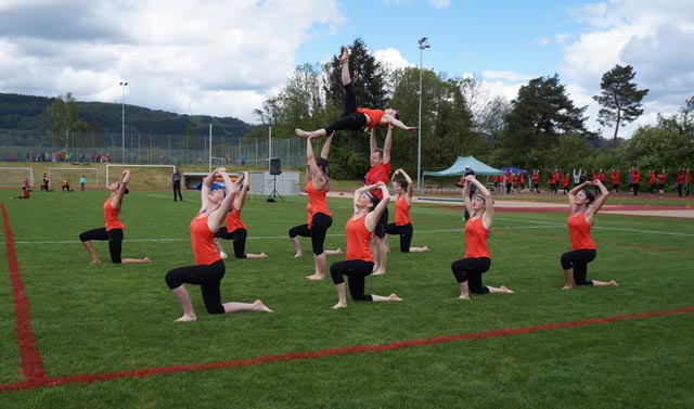 Am Sportevent in Stein werden rund 700 Turnende erwartet (Impressionen vom letzten «steinmalig.» Foto: zVg