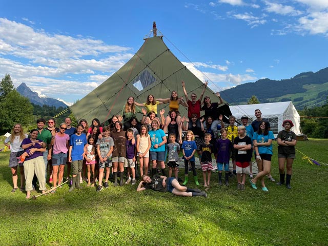 Die Vorfreude auf das nächste Sommerlager ist gross (Bild des Lagers 2021). Foto: zVg
