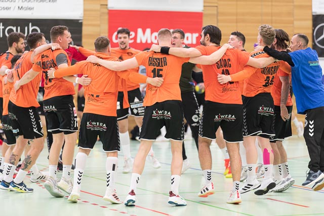 Jubel beim TVM nach dem wichtigen Heimerfolg. Foto: zVg