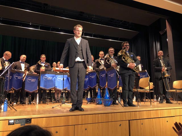 Die AEW Concert Brass Fricktal konzertierte im Saalbau Stein. Foto: zVg 