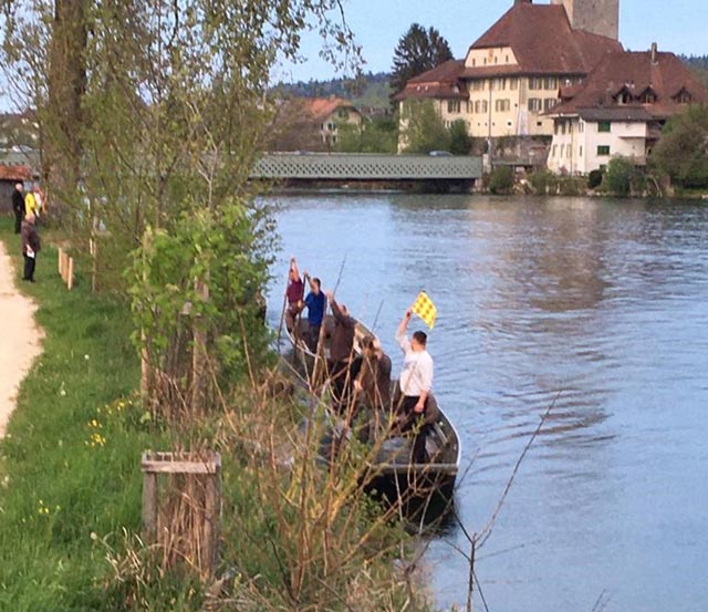 Training der gemeinsamen Stachelfahrt im Sektionsfahren. Foto: zVg