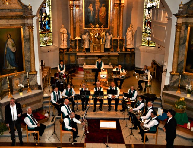 Die Musikgesellschaft Schupfart spielte Kompositionen aus dem 17. Jahrhundert bis zur Gegenwart.Foto: zVg