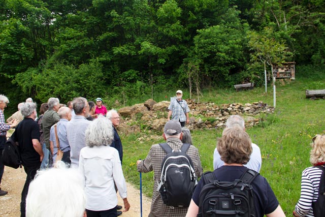 Unterwegs an der Wandervernissage. Foto: zVg