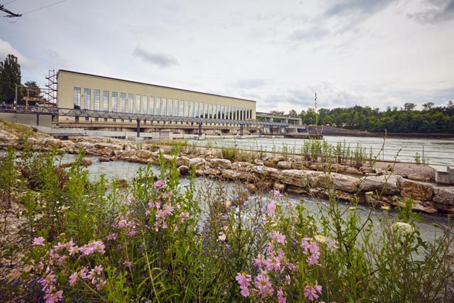 Kraftwerk Ryburg Schwörstadt. Foto: KRSAG