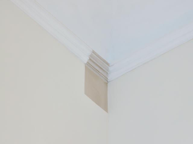 Die offizielle Referenzecke, welche das «Vorher und Nachher» der Reinigungsarbeiten dokumentiert. Foto: Jörg Wägli