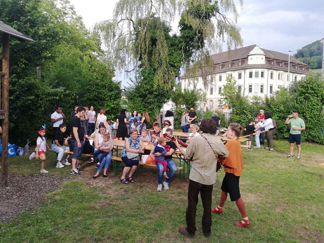 Ein letztes Mal wurde im Kindergarten Wasentor Abschied gefeiert. Foto: zVg
