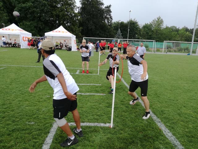 Männerriege Zeiningen am Aargauer Kantonalturnfest 2022. Foto: Martin Rippstein