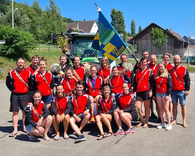 Die Turnerinnen und Turner des STV Zugzen überzeugten bei den Wettkämpfen in Wettingen. Foto: zVg