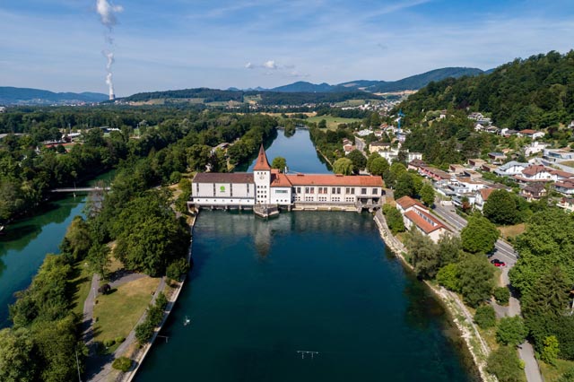 Das Wasserkraftwerk Aarau. Foto: zVg
