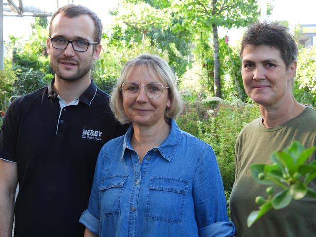 Die Kerngruppe (von links): Andreas Saleschak, Nicole Schmid und Claudia Rämi. Foto: ofi