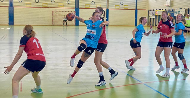 Die Fricker Handball-Damen holten in Kriens keine Punkte. Foto: zVg
