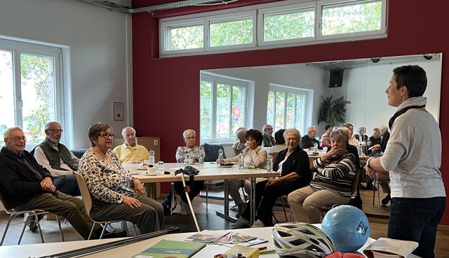 Der Vortrag von Sibylle Freiermuth, Leiterin Pro Senectute Bezirk Rheinfelden, stiess auf Interesse. Foto: zVg