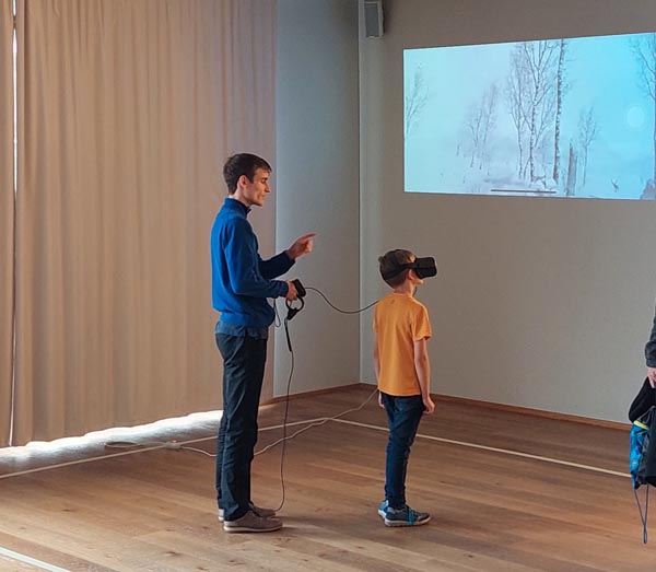 Eintauchen in virtuelle Welten. Foto: zVg