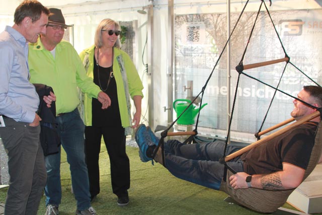 Gemütliche Sitzgelegenheit. Foto: Sonja Fasler