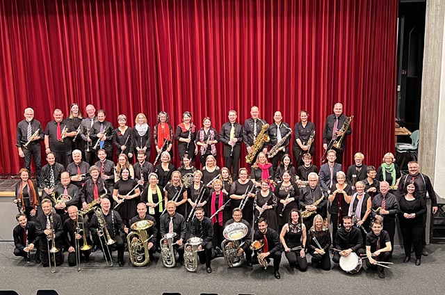 Gruppenbild nach Konzert in Niederlenz. Foto: Eveline Sturzenegger