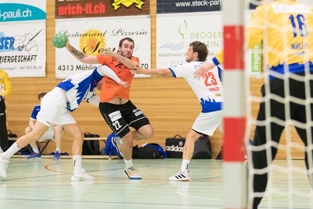 Mit einer kämpferischen Leistung fuhr der TVM den nächsten Sieg ein und rangiert derzeit auf Platz fünf der NLB-Tabelle. Foto: zVg