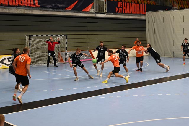 In einer hektischen Partie verlor der TVM deutlich in Schaffhausen. Foto: zVg