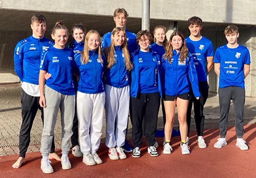 Traver Dinten, Juliette Siegfried, Jolina Wächter, Elina Gallert, Mia Gisler, Julius Ilten, Carina Sutter, Linda Egger, Larissa Sutter, Lewis Rippstein, Marlon Mühlebach. Foto: zVg