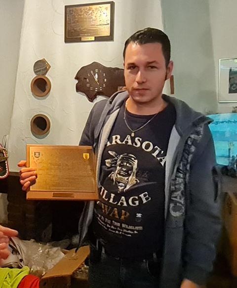 Rafael Hug wurde für 25 Jahre Mitgliedschaft geehrt. Foto: zVg