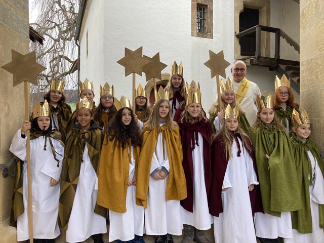Die Sternsinger waren in Herznach-Ueken unterwegs. Foto: zVg