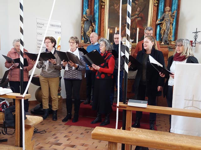 Der Kirchenchor. Foto: zVg