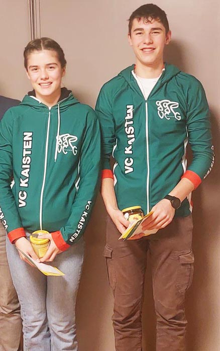 Lars Emmenegger und Laura Emmenegger waren in ihren Altersklassen siegreich an der Clubmeisterschaft. Foto: zVg