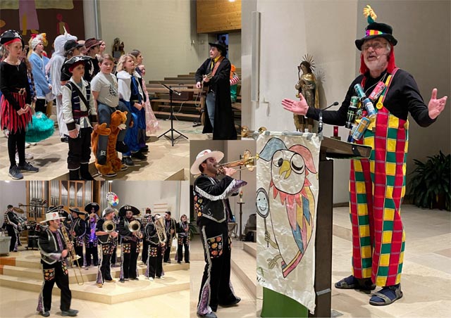 Bunt ging es zu in der Kirche in Gipf-Oberfrick. Foto: zVg