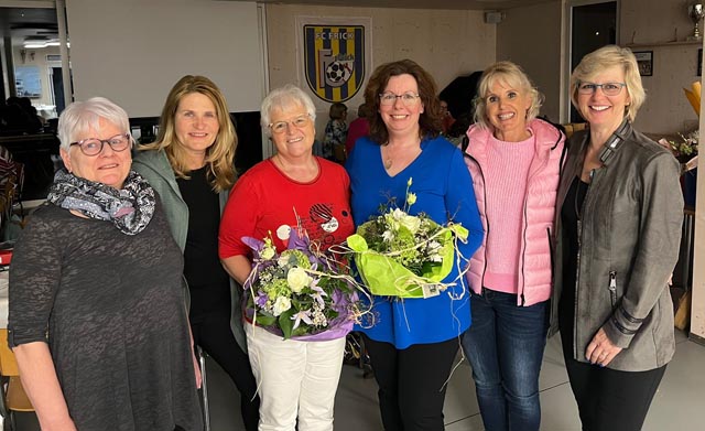 Der neue Vorstand (von links nach rechts) Anita Härri, Doris Strebel, Elfi Benz, Alexandra Leimgruber-Jud, Jeannine Wyser und Sonja Spothelfer. Foto: zVg