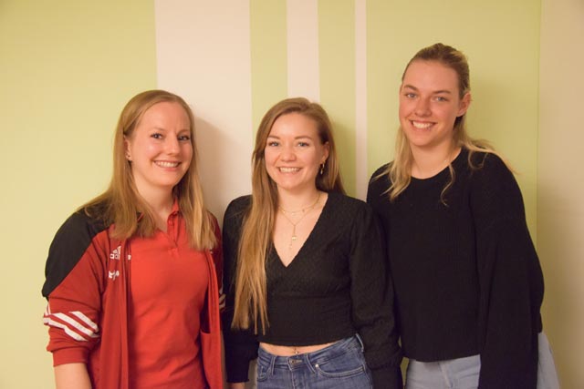 Die fleissigsten Turnerinnen (von links) Corina Hartmann, Franziska Kramer, Katja Imhof. Foto: zVg