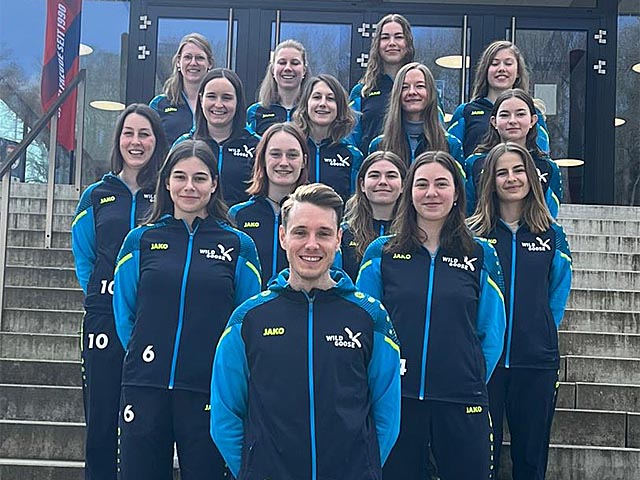 Aufstieg in 1. Liga geschafft: Das Damenteam der «Wild Goose» aus dem Mettauertal. Foto: zVg