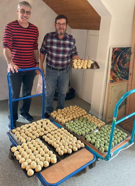 Andreas Güntertund Koch Willi Malik (rechts). Foto: zVg