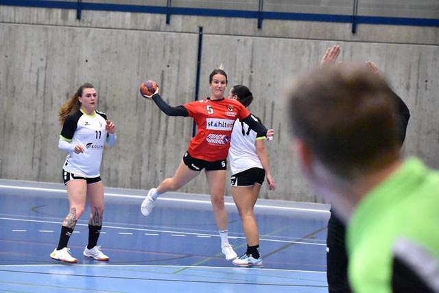 Die TSV Frick Damen 1 unterlagen dem Team von GC Amiticia Zürich. Foto: zVg