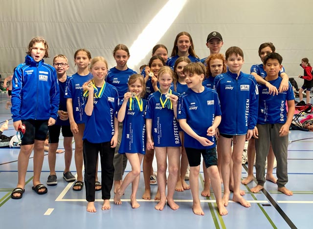 Lauter strahlende Gesichter gab es bei den Athleten des SC Fricktal. Foto: zVg