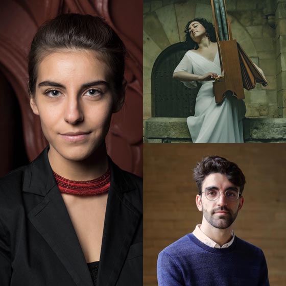 Visitatio Sepulchri mit Clara Bunet (links), Cristina Raurich (oben) und dem Sänger Alberto Palacios. Fotos: zVg