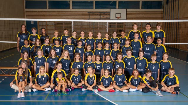 Die Volleyball-Jugend des TSV Frick. Foto: zVg