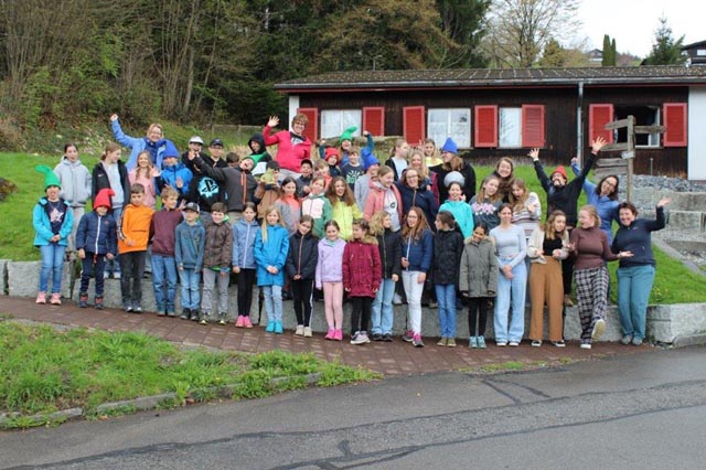 Frühlingslager der reformierten Kirchgemeinde Bözen. Foto: zVg