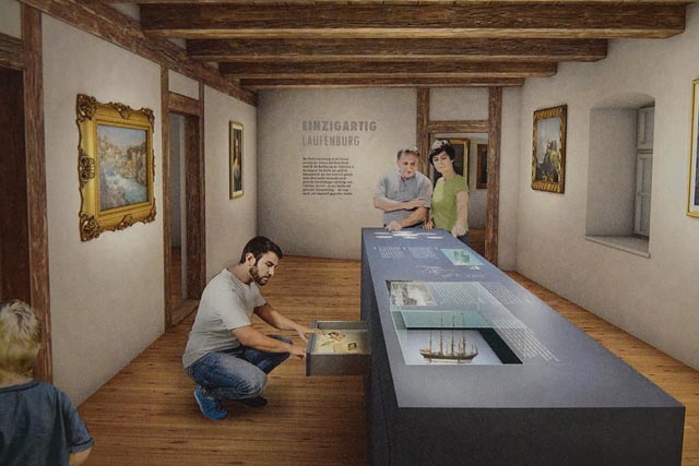 So soll es im Museum Schiff nach der Modernisierung aussehen.  Foto: zVg