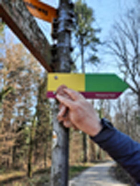 Immer dem Pfeil nach. Foto: zVg